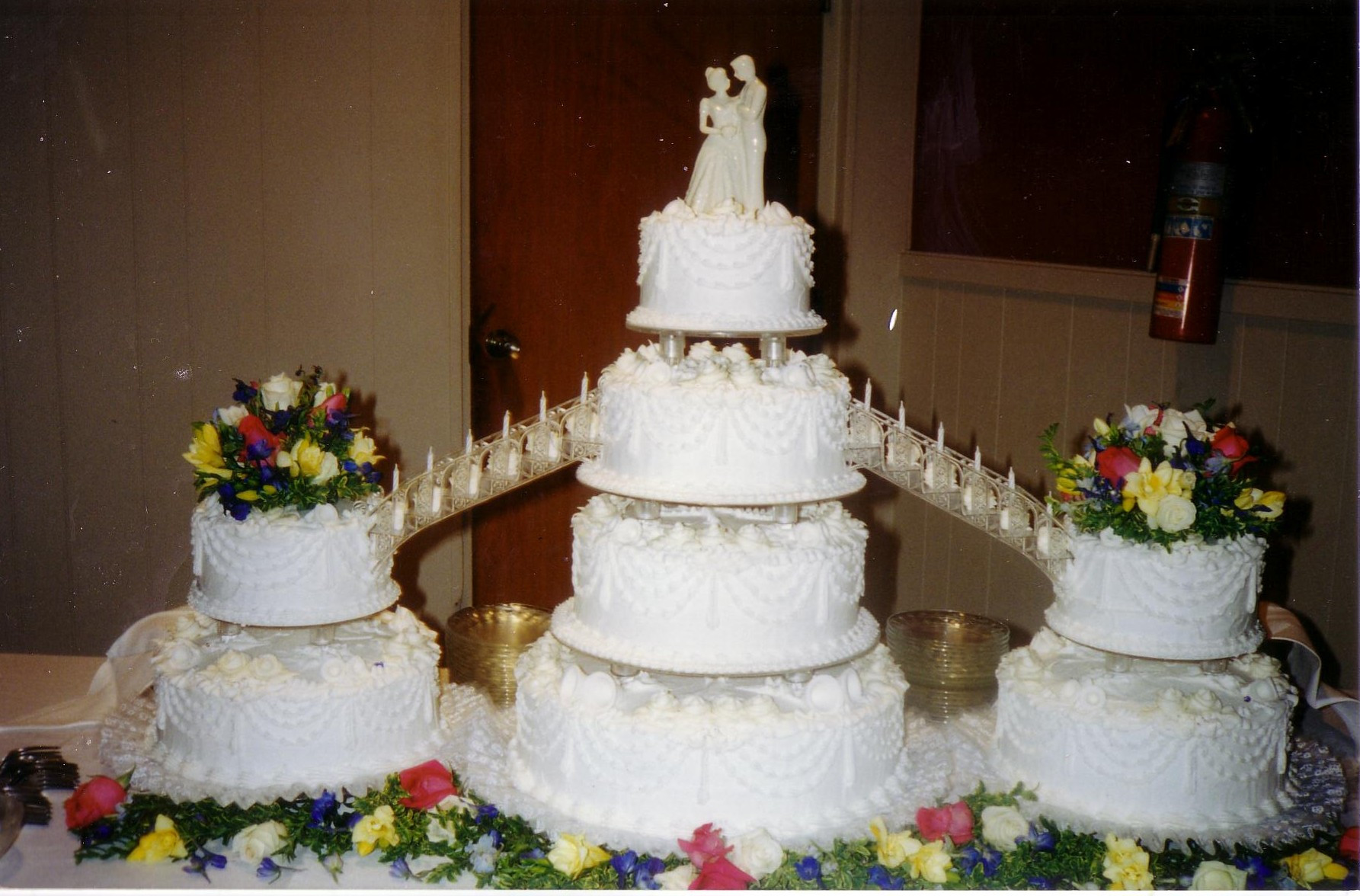 Wedding Cakes With Fountains And Bridges
 Bridge & Fountains Taylor s Bakery