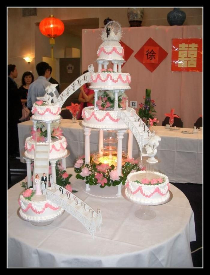 Wedding Cakes With Fountains And Bridges
 bridge wedding cakes with fountains