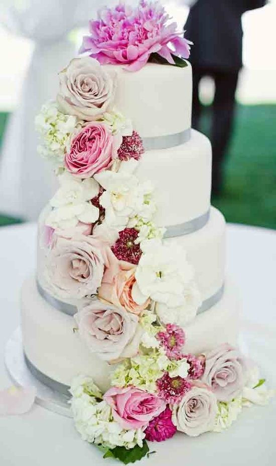 Wedding Cakes With Fresh Flowers Tips
 wedding cakes with flowers Google Search