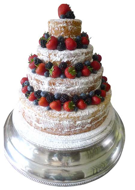 Wedding Cakes With Fruit
 an appreciation post for icing less wedding cakes