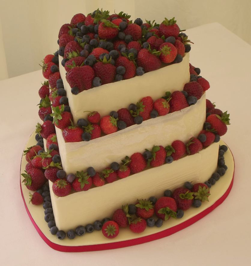 Wedding Cakes With Fruit
 Wedding fruit cake idea in 2017