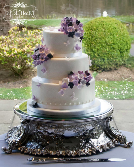 Wedding Cakes With Hydrangeas
 Hydrangea wedding cake cake by Emma Waddington Gifted