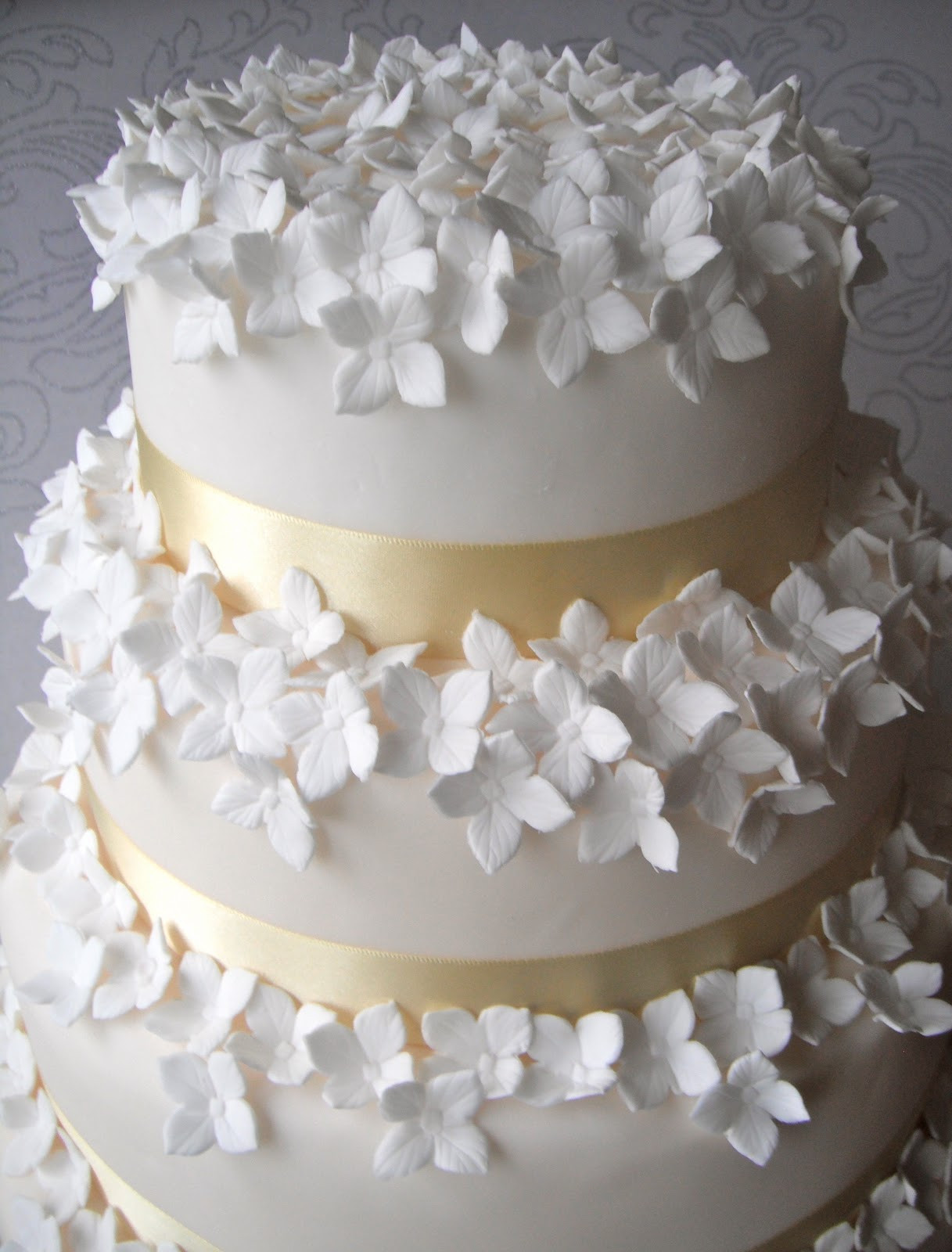 Wedding Cakes With Hydrangeas
 Hydrangea Wedding Cake