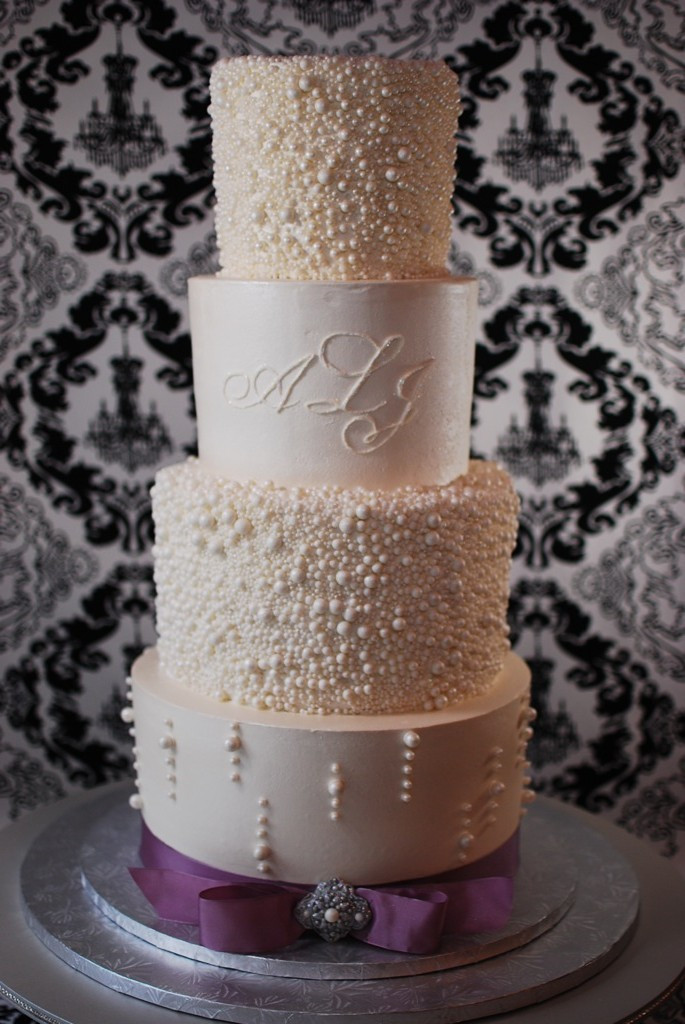 Wedding Cakes With Pearls
 pearl wedding cakes