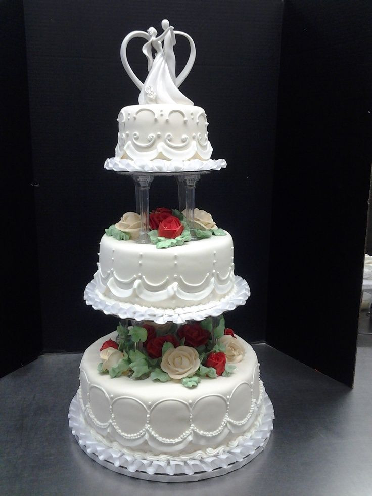 Wedding Cakes With Pillars
 3 tier wedding cakes with pillars