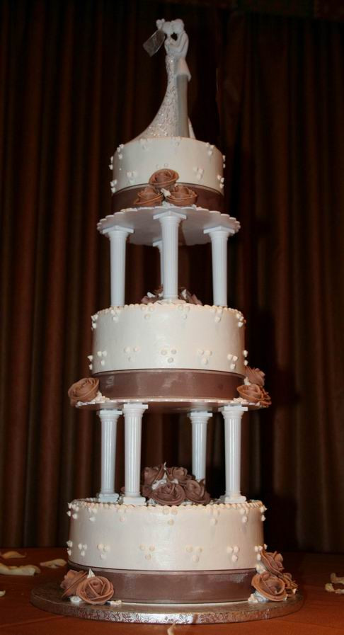 Wedding Cakes With Pillars
 gothic wedding dress wedding cake pillars