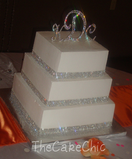 Wedding Cakes With Rhinestones
 wedding cake toppers Rhinestone Wedding Cake Toppers