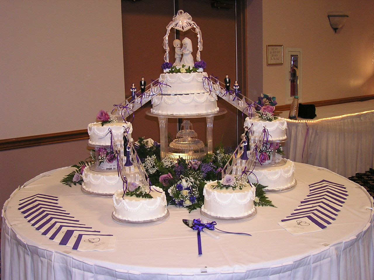 Wedding Cakes With Stairs
 Wedding Cakes with Fountains