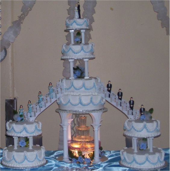 Wedding Cakes With Stairs And Fountains
 Wedding Cakes with Fountains