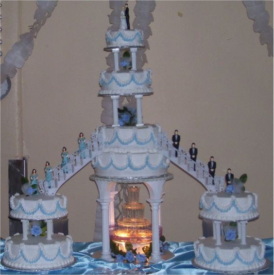 Wedding Cakes With Stairs
 Wedding Cakes with Fountains