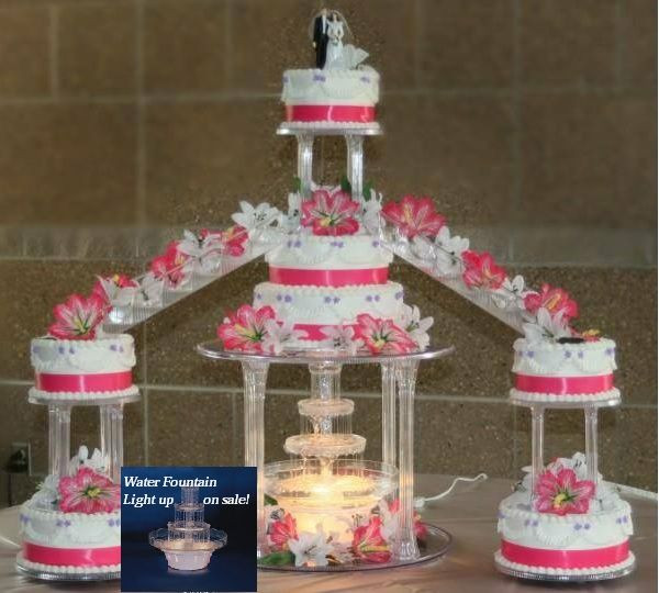 Wedding Cakes With Stairs
 quinceanera cakes fountains stairs wedding staircase