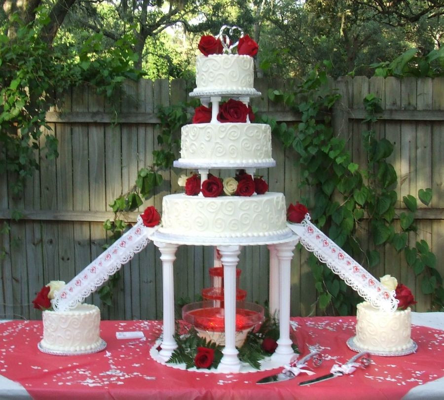 Wedding Cakes With Water Fountain
 Fountain Wedding Cake CakeCentral