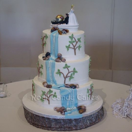 Wedding Cakes With Waterfalls
 Rock Candy Cakes Wedding Cake Livermore CA WeddingWire