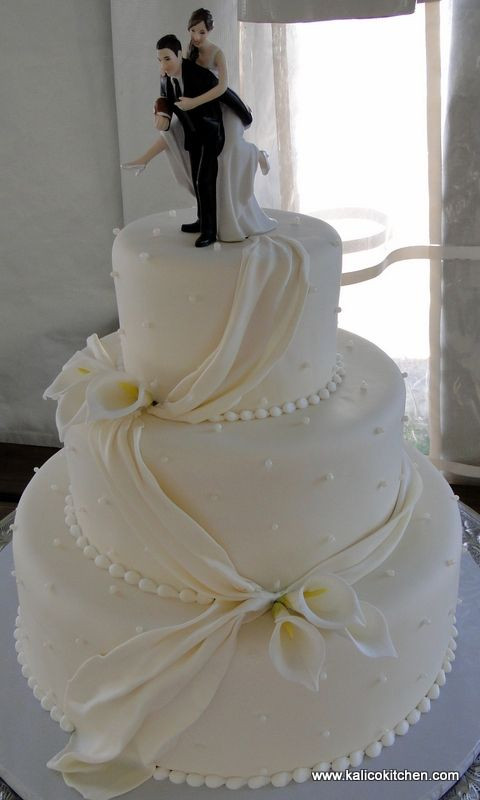 Wedding Cakes Without Fondant
 114 best images about 3 Tier Wedding Cakes on Pinterest