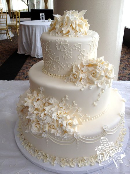 Wedding Cakes Without Fondant
 Ciao Bella Cakes Hatboro PA Wedding Cake