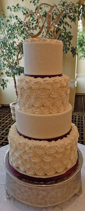 Wedding Cakes York Pa
 17 Best images about Wedding Cakes with Rosettes on