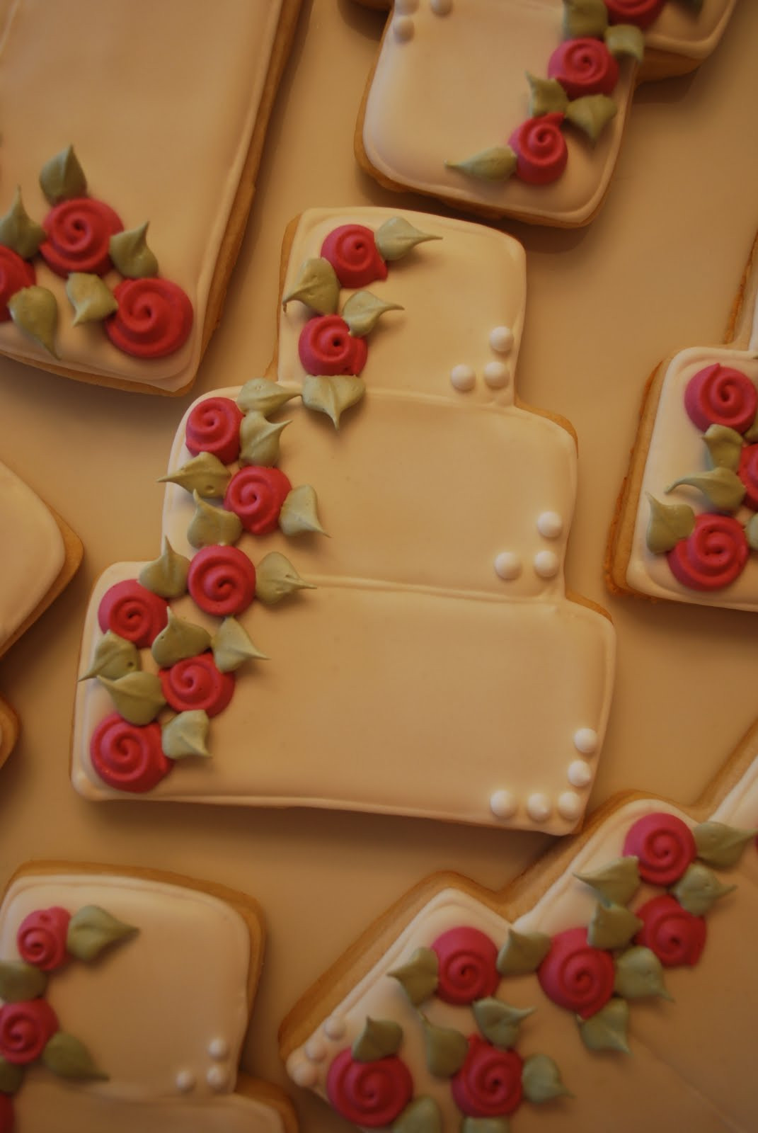 Wedding Cookie Cakes
 The Baking Sheet Wedding Cake Cookies