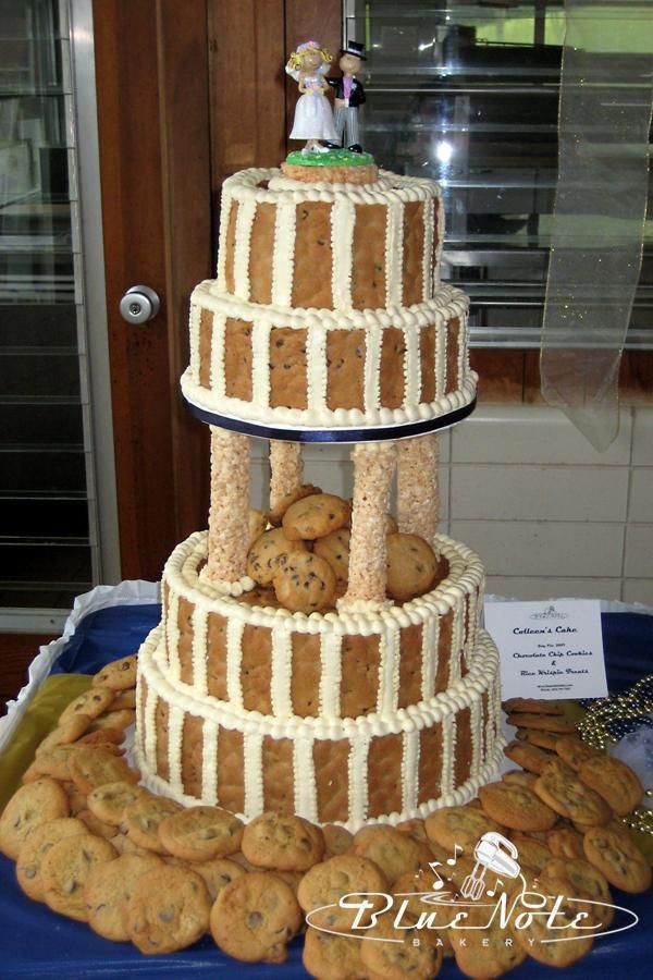 Wedding Cookie Cakes
 Chocolate chip cookie wedding cake idea in 2017