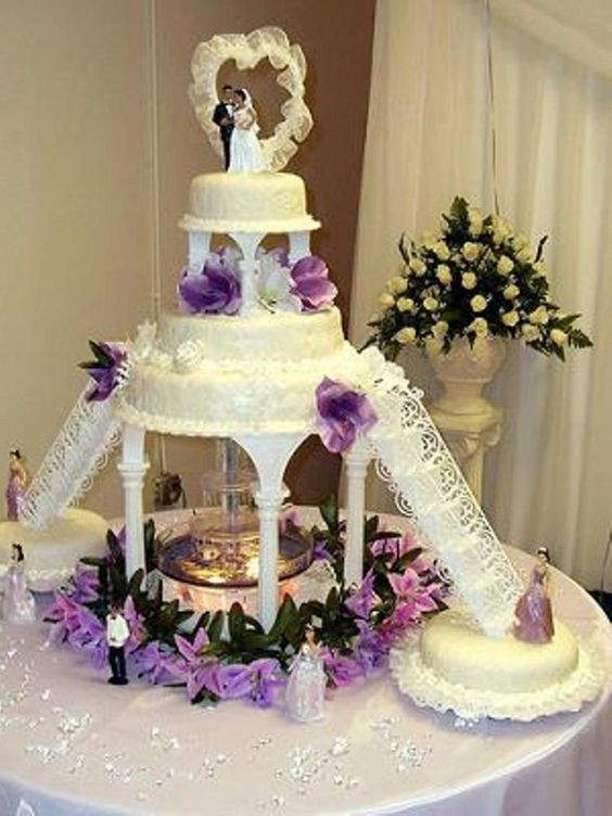 Wedding Cup Cakes Designs
 Wedding Cakes With Fountains And Stairs