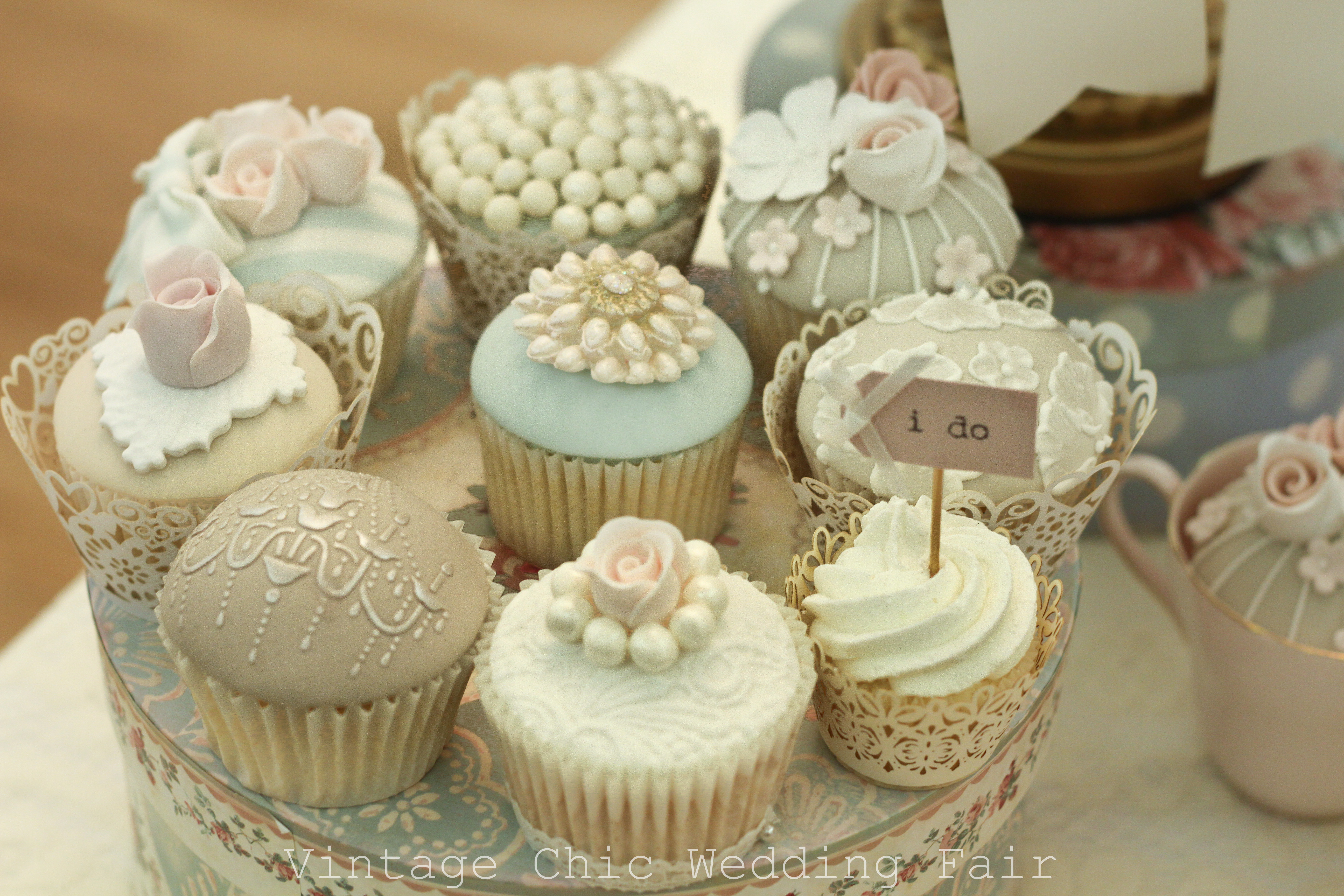 Wedding Cup Cakes Designs
 Vintage Chic Wedding Fair 22nd April part two