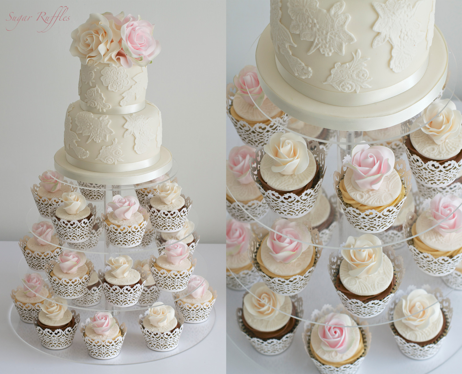 Wedding Cup Cakes Pictures
 Sugar Ruffles Elegant Wedding Cakes Barrow in Furness