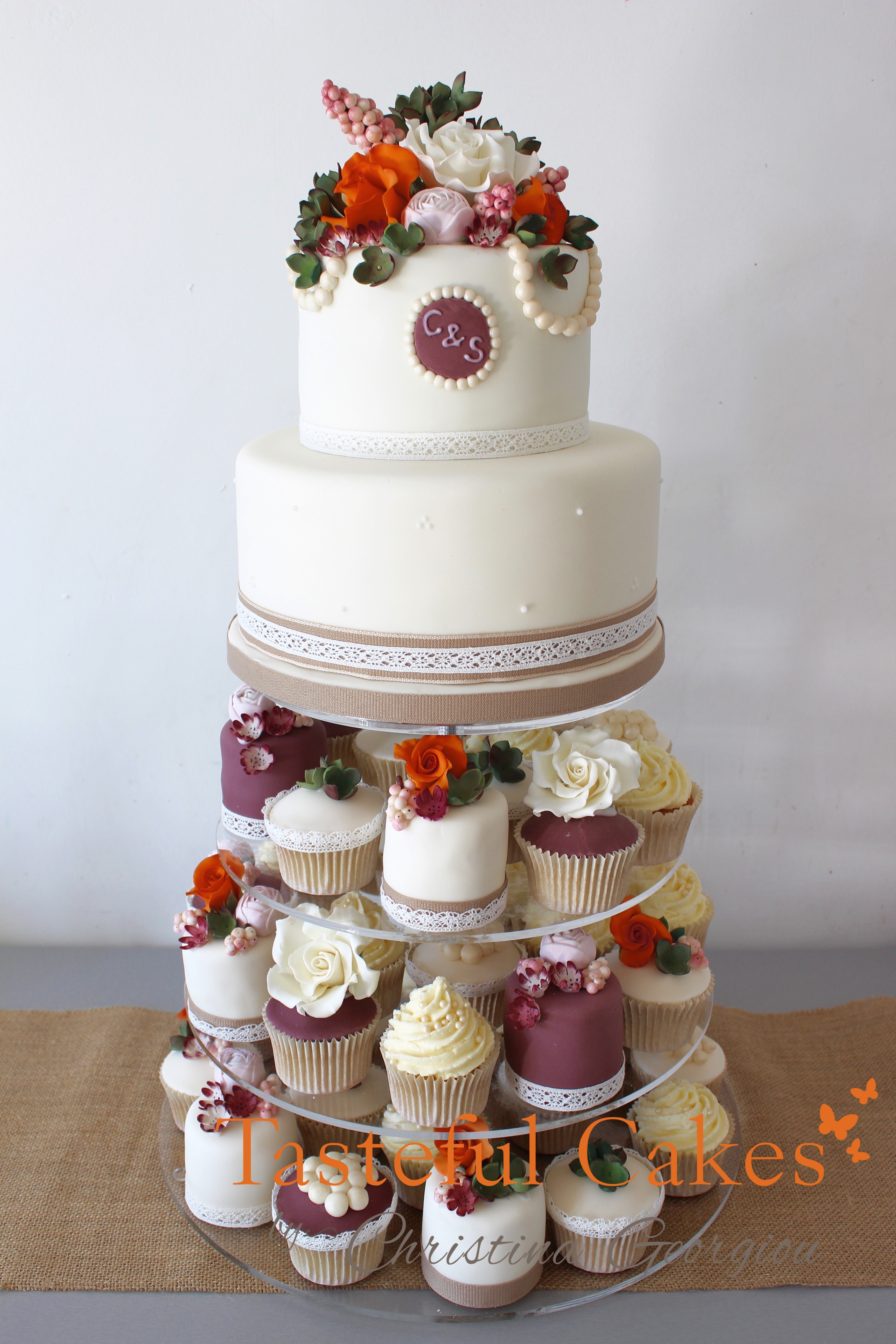 Wedding Cupcakes Cakes
 Tasteful Cakes By Christina Georgiou