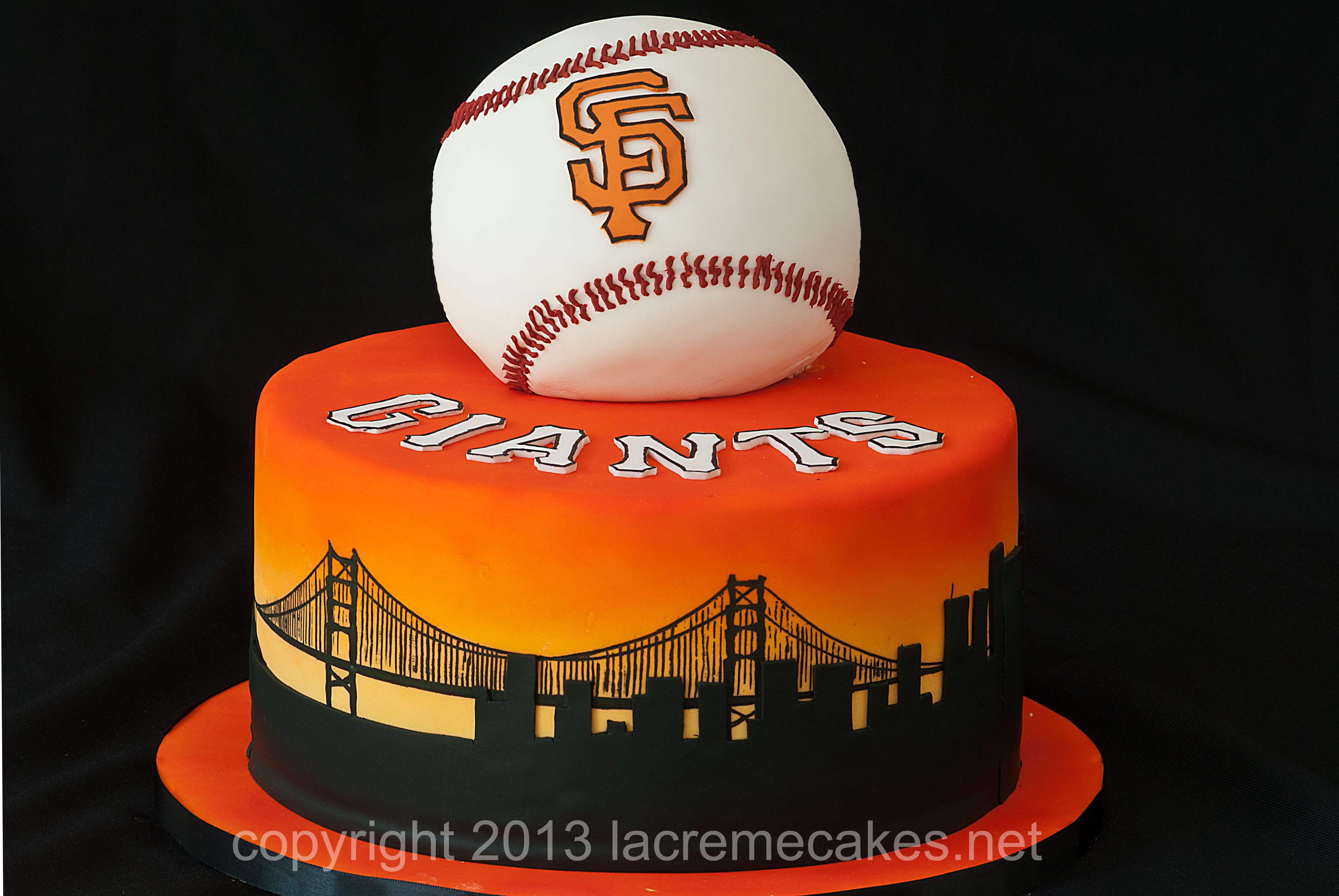 Wedding Cupcakes San Francisco
 San Francisco Giants groom s cake Wedding cakes