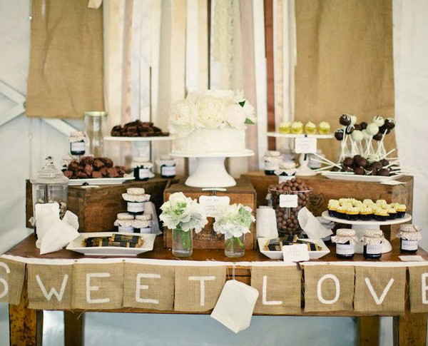 Wedding Dessert Ideas
 Chic Wedding Dessert Table Ideas