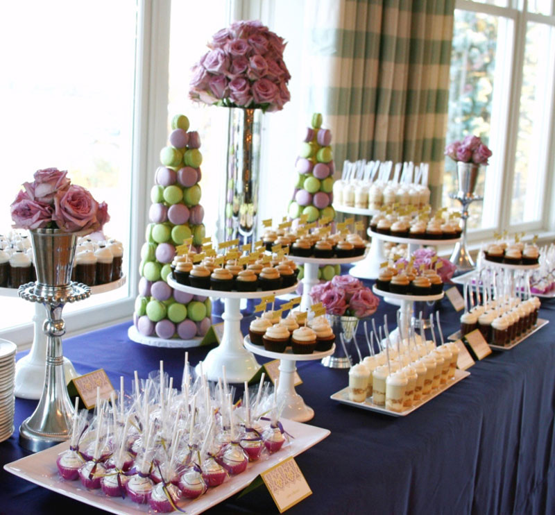 Wedding Desserts Table
 Cocoa & Fig Independent Wedding Association
