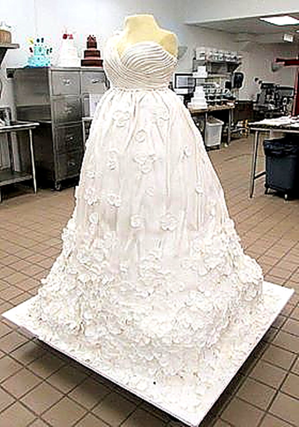 Wedding Dress Cakes
 An Incredible Wedding Cake The Culinary Cellar