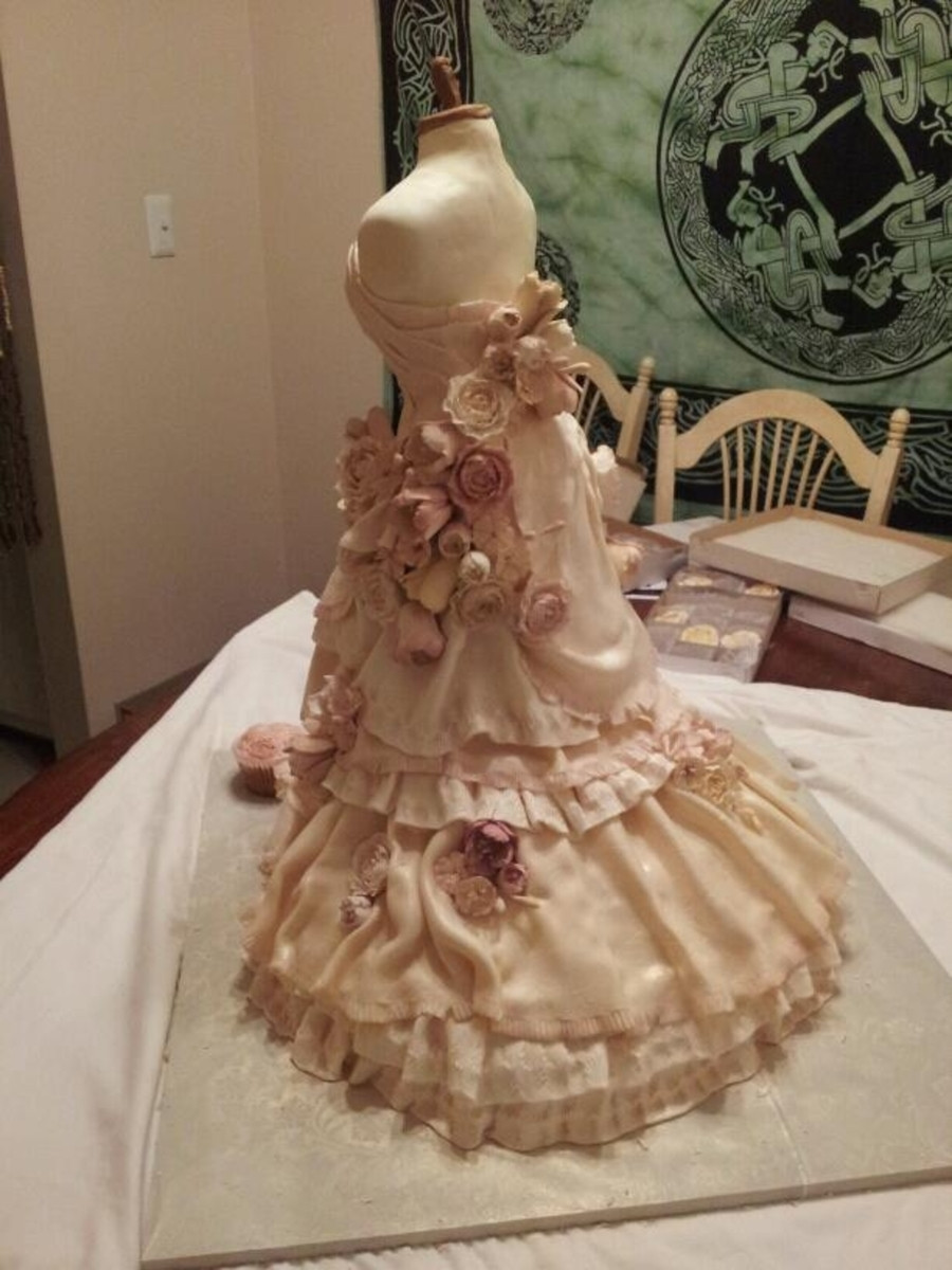 Wedding Dress Cakes
 Wedding Dress Cake CakeCentral