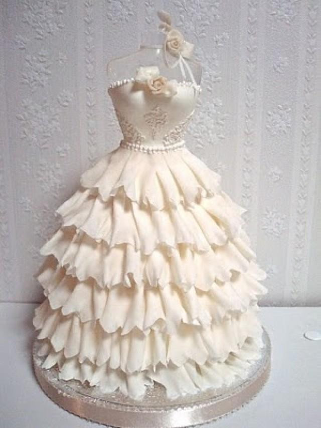 Wedding Dress Cakes
 Wedding Dresses Wedding Gown Shaped Wedding Cake