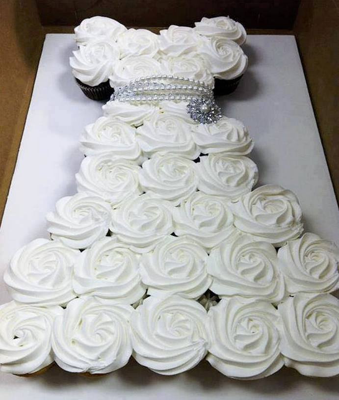 Wedding Dress Cupcakes
 Wonderful DIY Amazing Wedding Dress Cupcake
