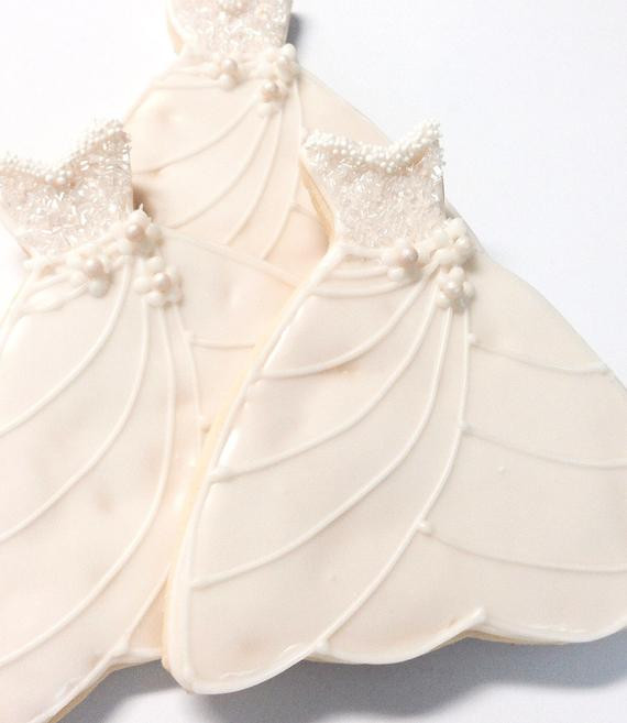 Wedding Dress Sugar Cookies 20 Best Wedding Dress Cookie Iced Decorated Sugar by