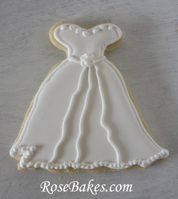 Wedding Dress Sugar Cookies
 Wedding Dress Cookies Roll Out Sugar Cookie Recipe