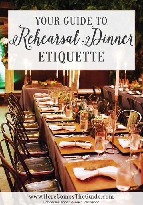 Wedding Rehearsal Dinner Ettiquette
 1000 ideas about Rehearsal Dinner Etiquette on Pinterest