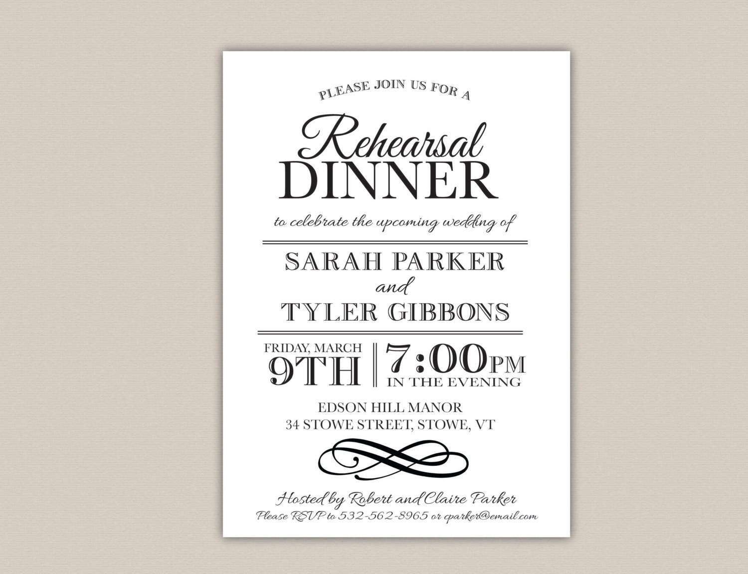 Wedding Rehearsal Dinner Invitations
 Wedding Rehearsal Dinner Invitations regarding [keyword