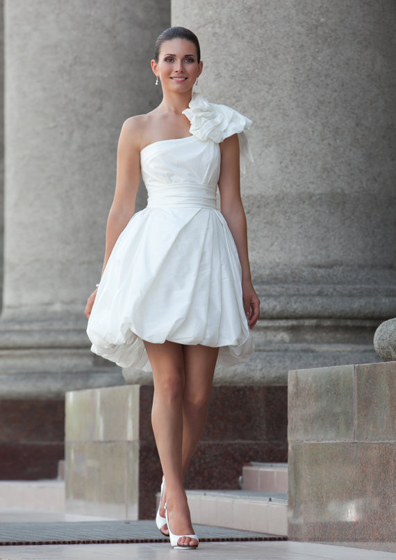 Wedding Rehersal Dinner Dresses
 White short dress for rehearsal dinner or from