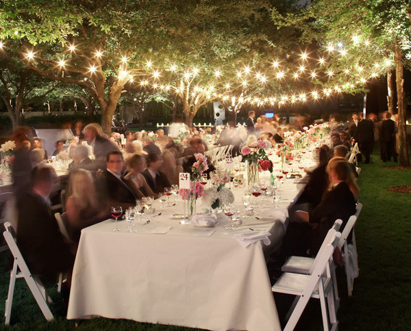 Wedding Rehersal Dinners
 outdoor wedding lighting