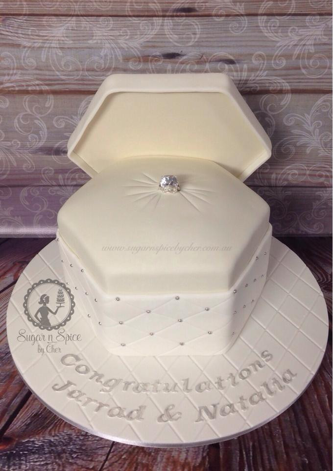 Wedding Ring Cakes
 Wedding & Engagement Cakes sugarnspicebycher