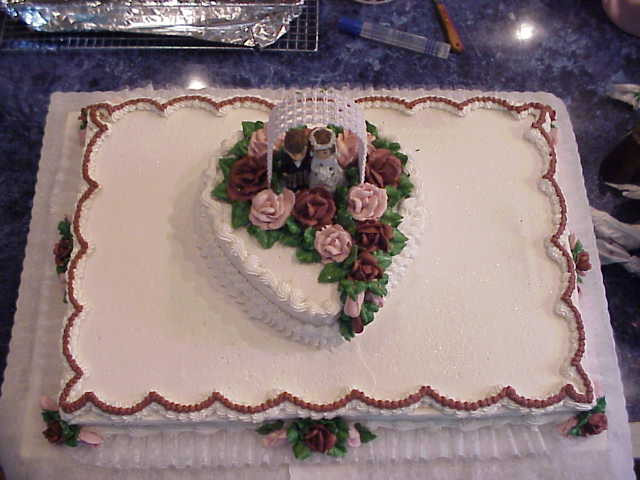 Wedding Sheet Cake Designs
 Connies CakeBox Wedding Sheet Cakes