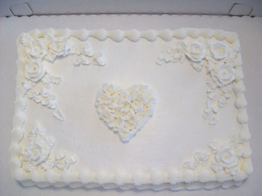 Wedding Sheet Cake
 Romance Wedding Sheet Cake CakeCentral