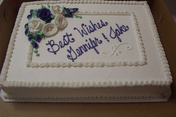 Wedding Sheet Cakes Designs
 Wedding Sheet Cake Ideas Elegant Wedding Sheet Cakes