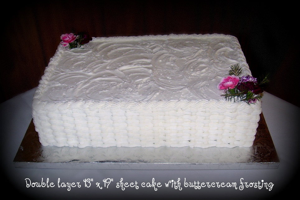 Wedding Sheet Cakes
 Cut down your wedding costs by ordering a sheet cake