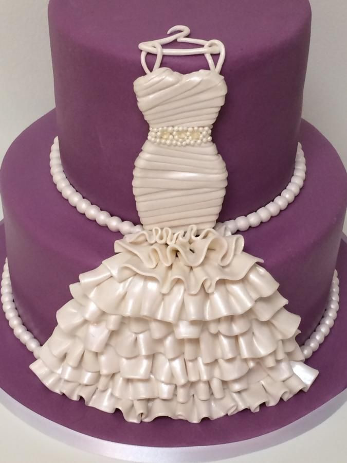 Wedding Shower Cakes Images
 Bridal gown cake For all your cake decorating supplies