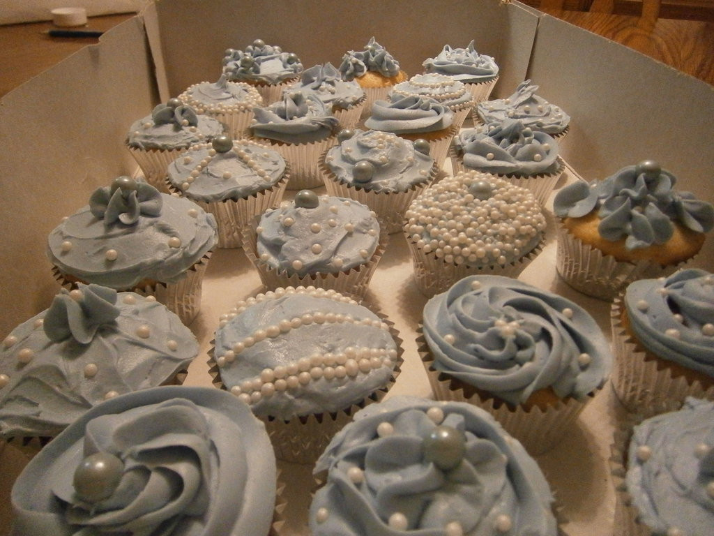 Wedding Shower Cup Cakes
 Bridal Shower Cupcakes by Merwenna on DeviantArt