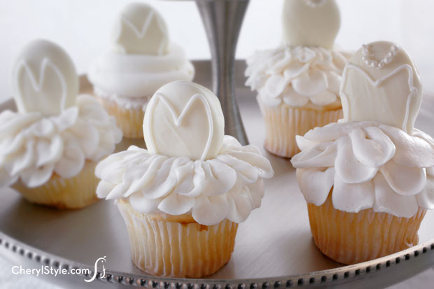 Wedding Shower Cup Cakes
 Tutu Cupcakes