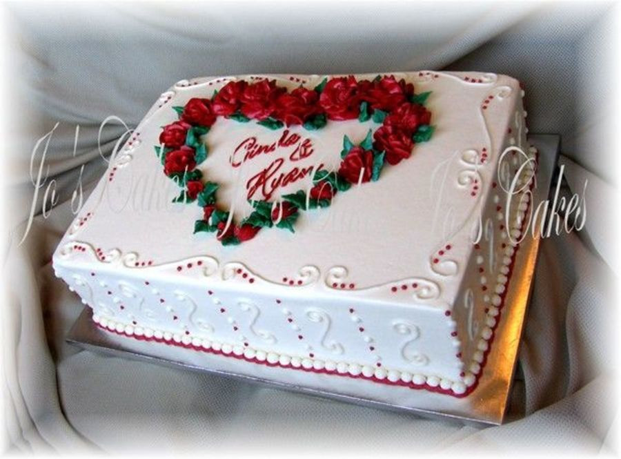 Wedding Shower Sheet Cake
 Bridal Shower Sheet Cake CakeCentral