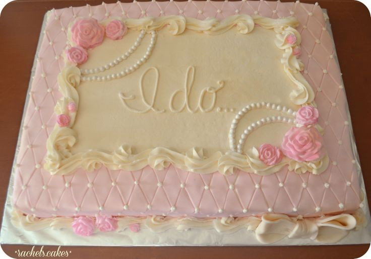 Wedding Shower Sheet Cake
 Bridal Shower Sheet Cake Ideas and Designs