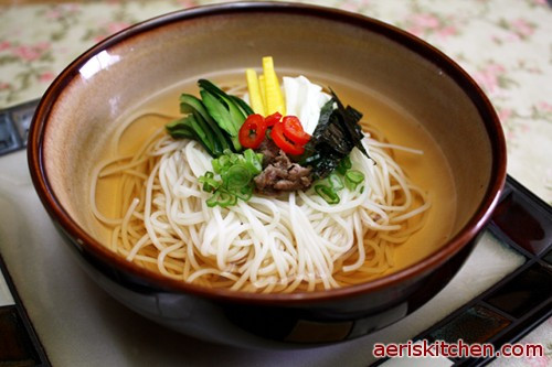 Wedding Soup Noodles
 Banquet GukSu – Aeri’s Kitchen